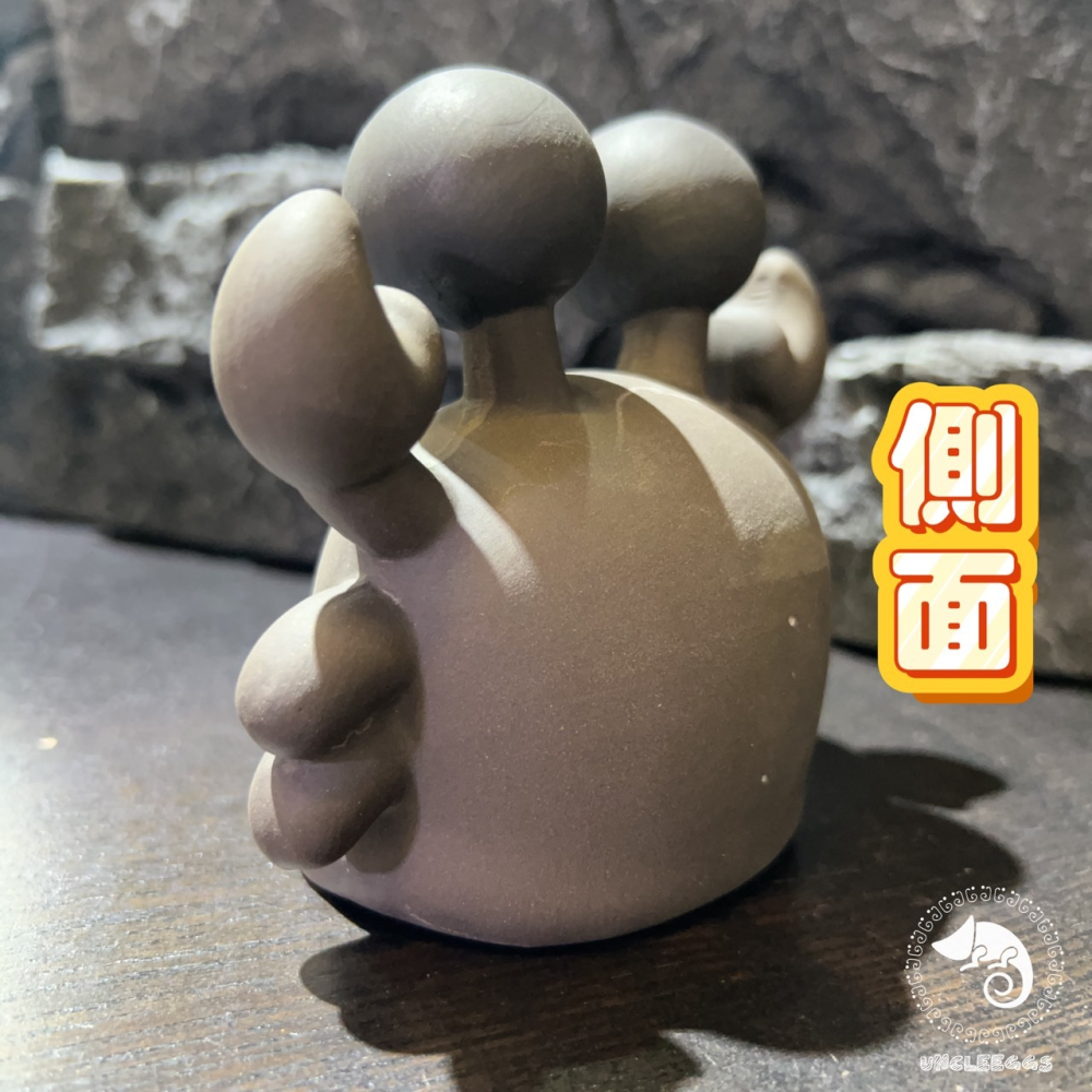 蛋叔叔-MR-黑砂陶瓷螃蟹洞穴/保濕/洞穴/躲藏洞/守宮洞/守宮屋/米蝦/蛇窩/加濕洞/螯蝦/陶瓷屋/蠑螈/短雕/水晶蝦-細節圖6