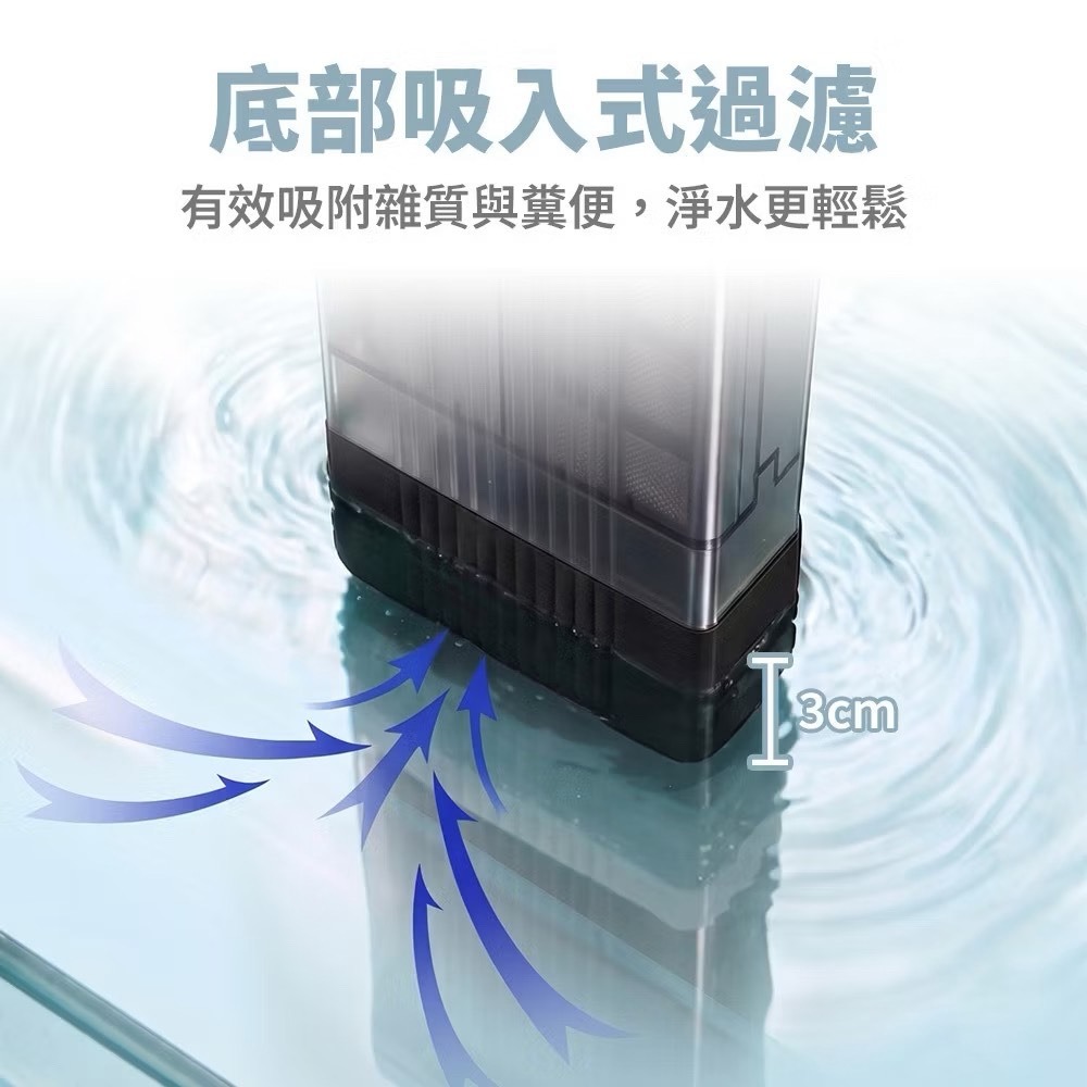 蛋叔叔-小螃蟹-低水位殺菌燈過濾器(含插頭)/烏龜過濾器/巴西龜/低水位/蠑螈/六角恐龍/螃蟹/角蛙過濾器/貓咪飲水器-細節圖4