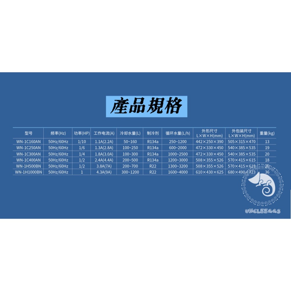 蛋叔叔-WEINUO-威諾-冷水機/冷卻機/恆溫器/降溫器/冰水機/水草缸/海水缸/六角恐龍/水晶蝦/軟體缸/SPS-細節圖2
