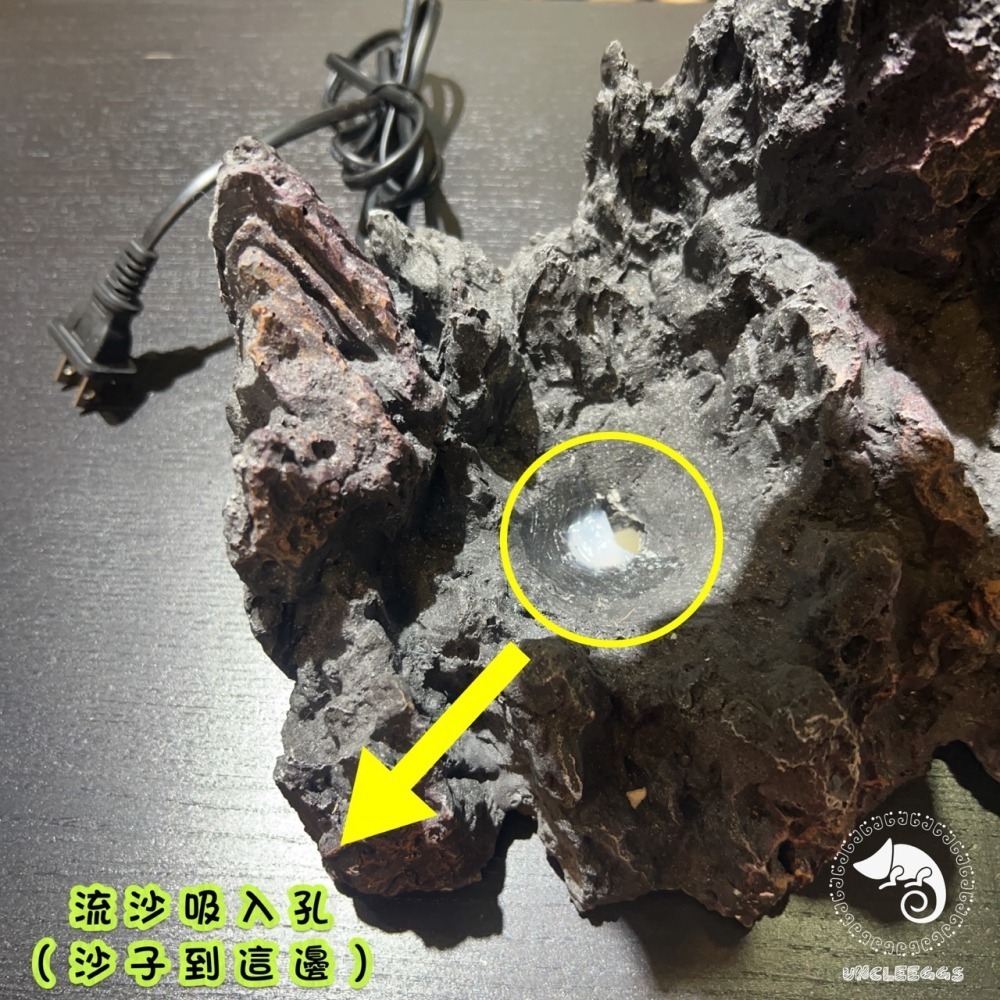 蛋叔叔-岩山流沙瀑布(含馬達)/魚缸造景/半水景/雨林景/3D景/魚缸造景/動態流水造景/假山瀑布/流沙造景/爬蟲流水-細節圖4