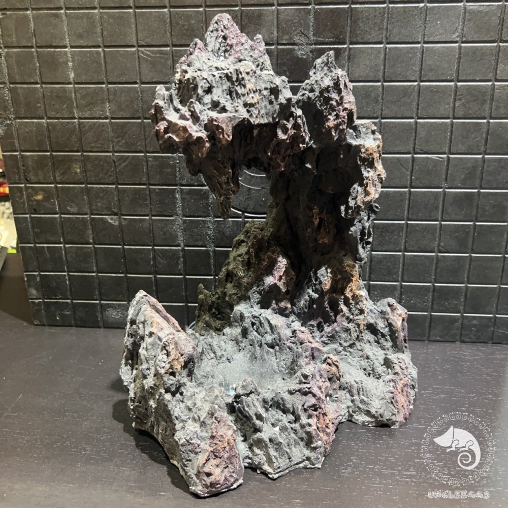 蛋叔叔-岩山流沙瀑布(含馬達)/魚缸造景/半水景/雨林景/3D景/魚缸造景/動態流水造景/假山瀑布/流沙造景/爬蟲流水-細節圖6