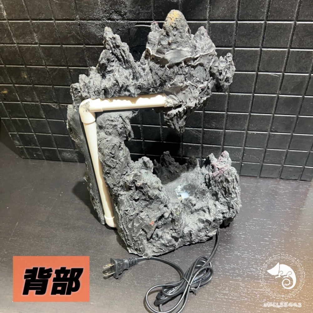 蛋叔叔-岩山流沙瀑布(含馬達)/魚缸造景/半水景/雨林景/3D景/魚缸造景/動態流水造景/假山瀑布/流沙造景/爬蟲流水-細節圖8