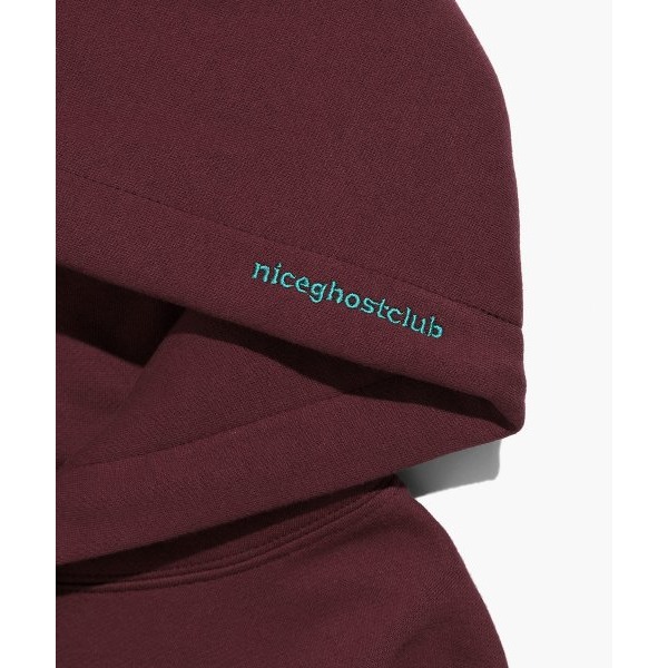 NICEGHOSTCLUB 內裡刷毛連帽外套-細節圖3