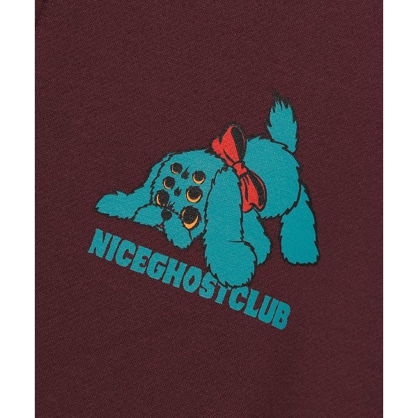 NICEGHOSTCLUB 內裡刷毛連帽外套-細節圖4