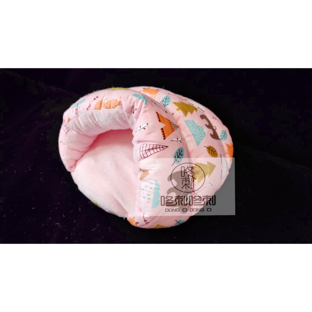 咚刺咚刺 可愛造型雪堡窩 冬窩 保暖窩 睡窩 棉窩 睡袋 刺蝟用品-細節圖3