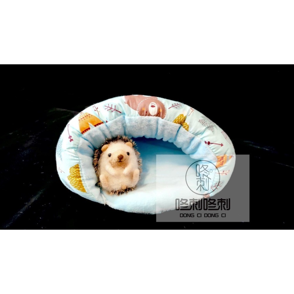 咚刺咚刺 可愛造型雪堡窩 冬窩 保暖窩 睡窩 棉窩 睡袋 刺蝟用品-細節圖7