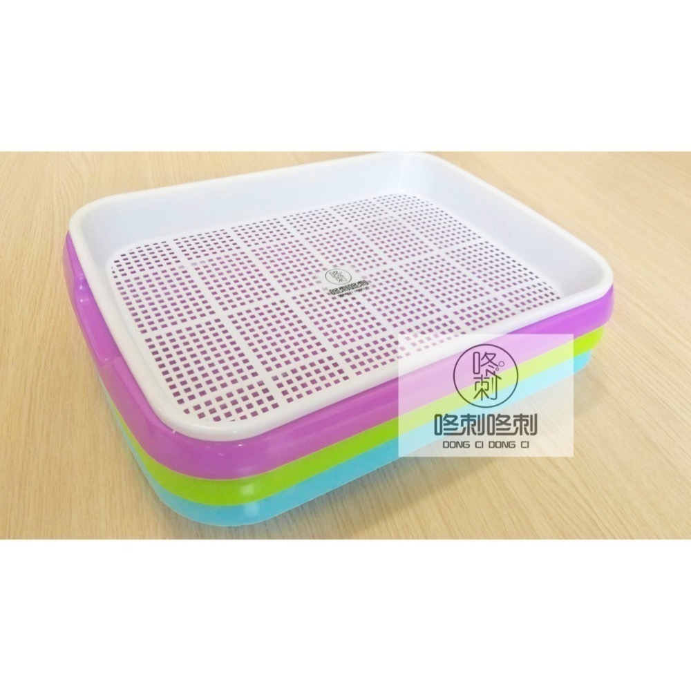 咚刺咚刺 雙層便盆 適用松木砂 刺蝟專用 天竺鼠 兔兔也適用哦-細節圖2