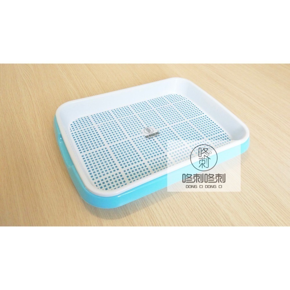 咚刺咚刺 雙層便盆 適用松木砂 刺蝟專用 天竺鼠 兔兔也適用哦-細節圖4