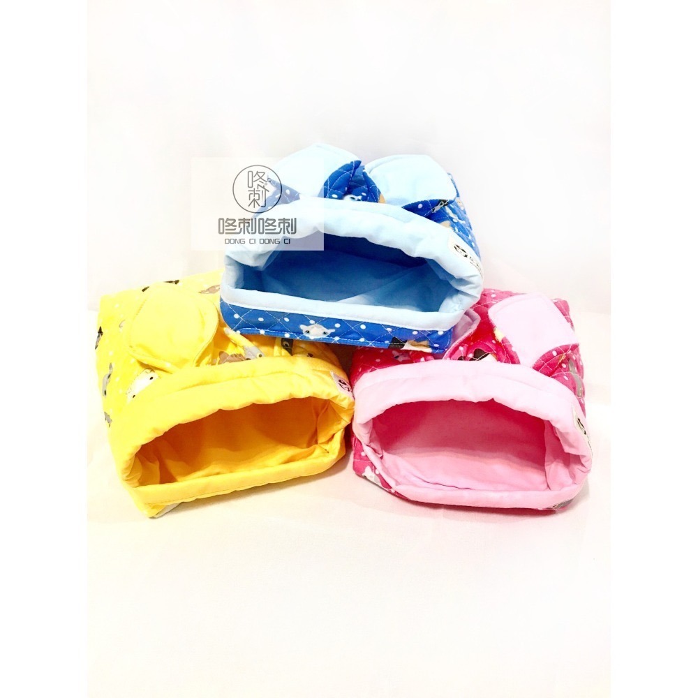 咚刺咚刺 超可愛兔耳朵造型窩窩  刺蝟 小屋 薄款睡袋 睡窩-細節圖4