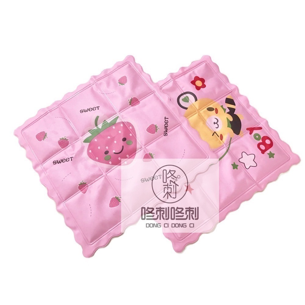 咚刺咚刺 夏日清涼墊 冰涼墊 散熱墊 刺蝟用品-細節圖3