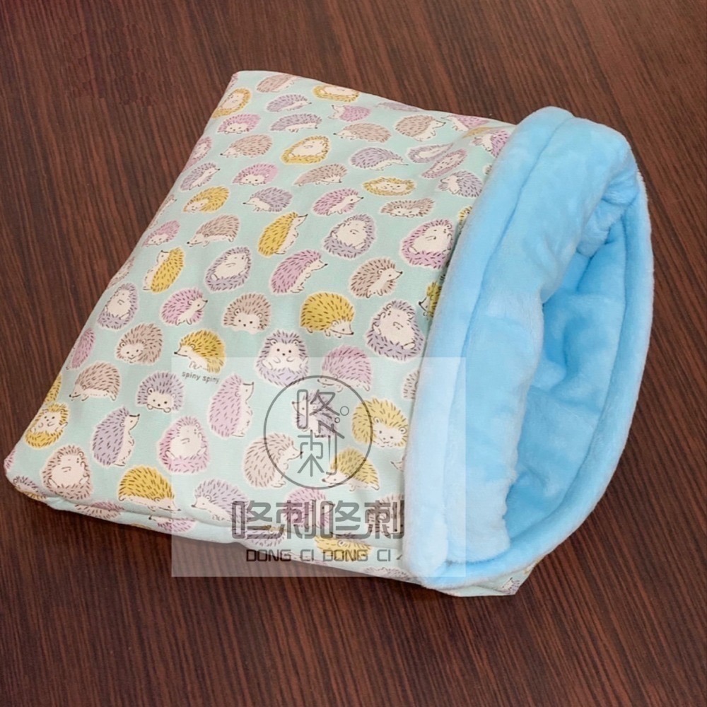 咚刺咚刺 刺蝟秋冬新款加厚鋪棉睡袋 刺蝟窩 刺蝟睡袋 刺蝟小屋 保暖睡袋 蜜袋鼯-細節圖3