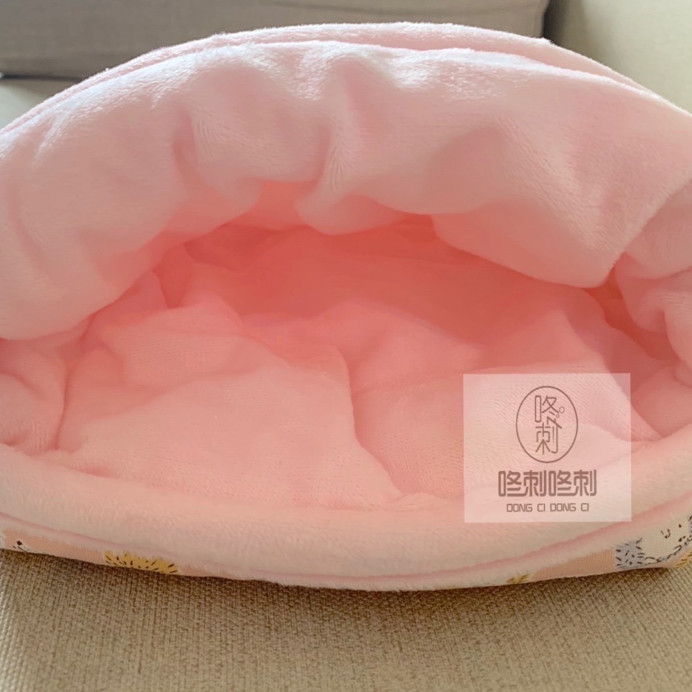 咚刺咚刺 刺蝟秋冬新款加厚鋪棉睡袋 刺蝟窩 刺蝟睡袋 刺蝟小屋 保暖睡袋 蜜袋鼯-細節圖6