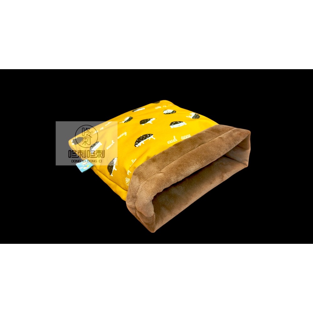 咚刺咚刺 刺蝟🦔平口睡袋 刺蝟窩 刺蝟睡袋 刺蝟小屋 保暖睡袋 蜜袋鼯-細節圖3