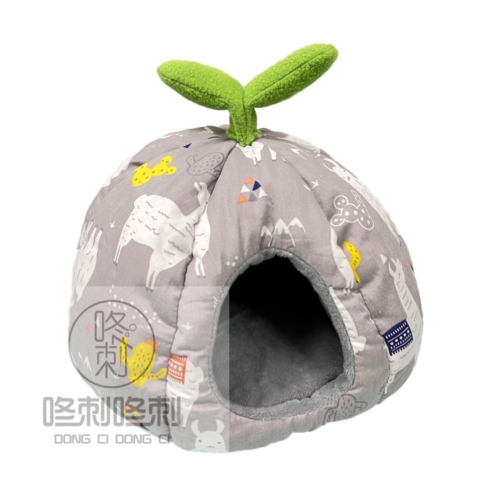 咚刺咚刺 南瓜窩 造型窩 加厚鋪棉 刺蝟窩 睡袋 保暖睡袋刺蝟用品-細節圖2