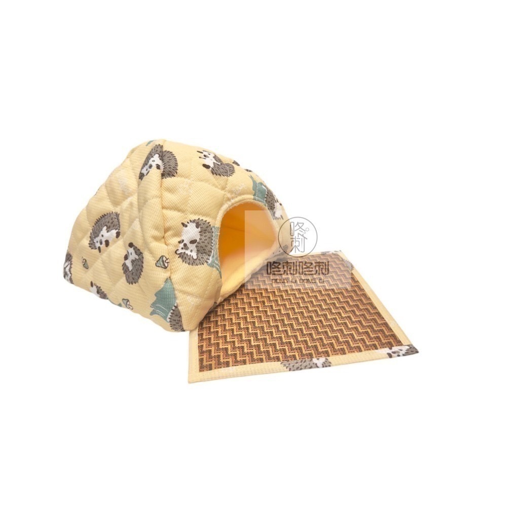 咚刺咚刺 蒙古包 冬夏兩用窩 睡袋 睡窩 刺蝟窩 保暖窩 刺蝟 蜜袋鼯 鼠鼠 刺蝟小屋 睡袋-細節圖6