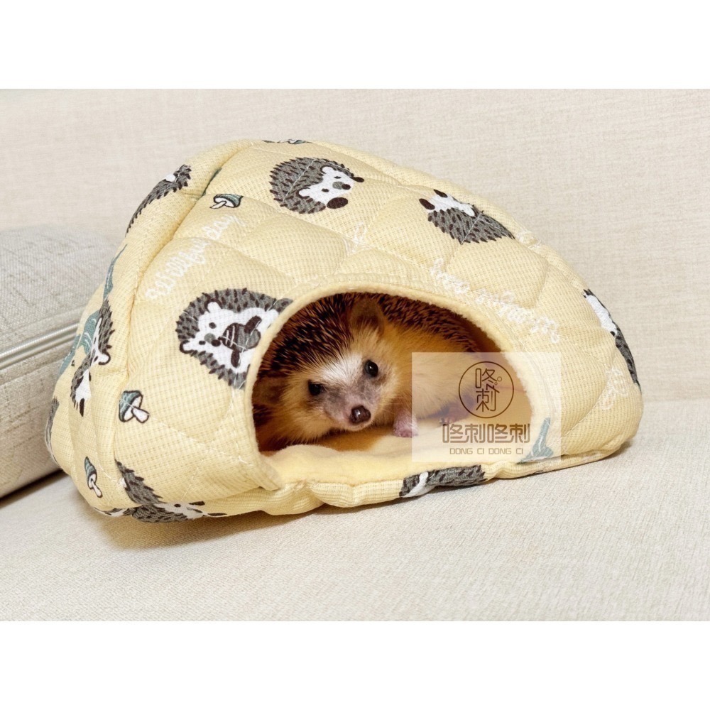 咚刺咚刺 蒙古包 冬夏兩用窩 睡袋 睡窩 刺蝟窩 保暖窩 刺蝟 蜜袋鼯 鼠鼠 刺蝟小屋 睡袋-細節圖9