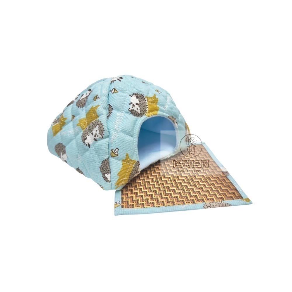 咚刺咚刺 蒙古包 冬夏兩用窩 睡袋 睡窩 刺蝟窩 保暖窩 刺蝟 蜜袋鼯 鼠鼠 刺蝟小屋 睡袋-規格圖9