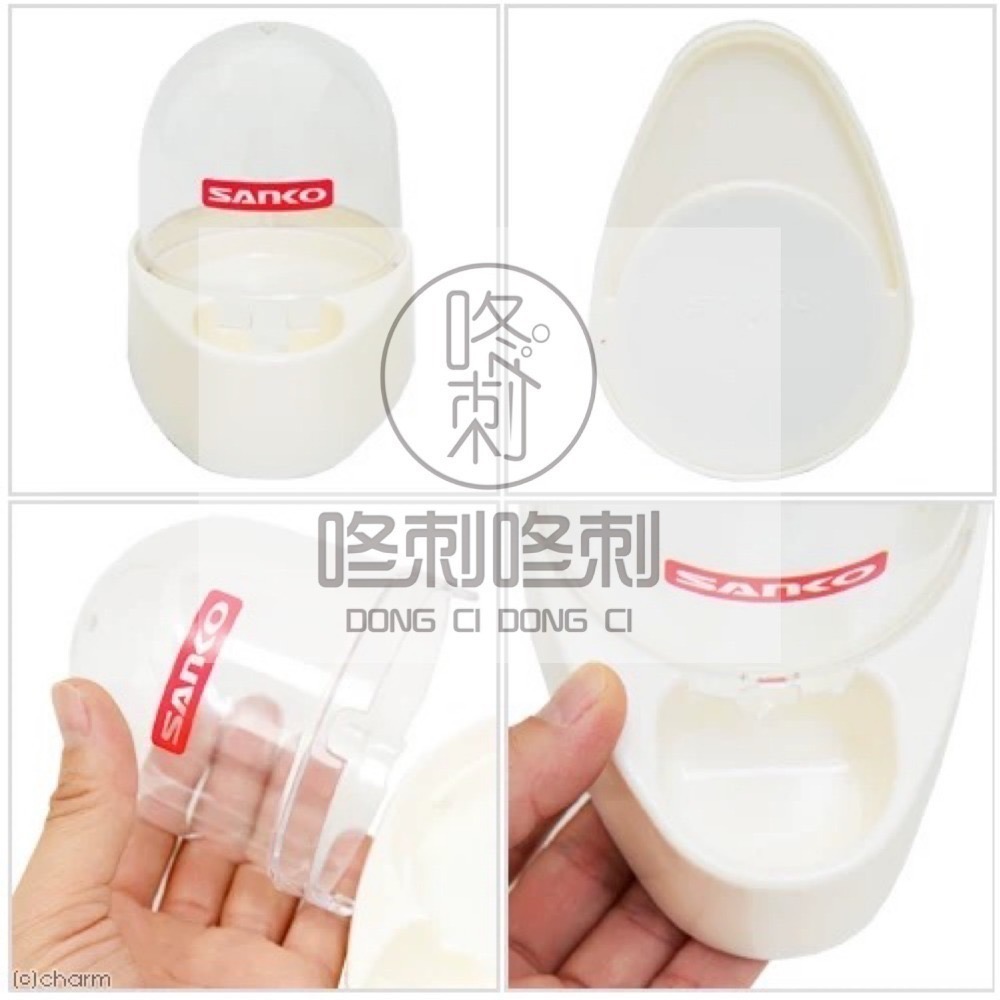 咚刺咚刺 刺蝟🦔水瓶 防翻 飲水器 水壺 自動餵水器 sanko 麗利寶 圓頂水瓶-細節圖3