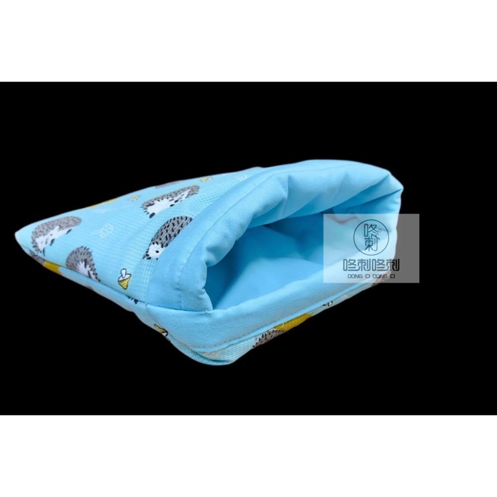 現貨 刺蝟花布-活力藍