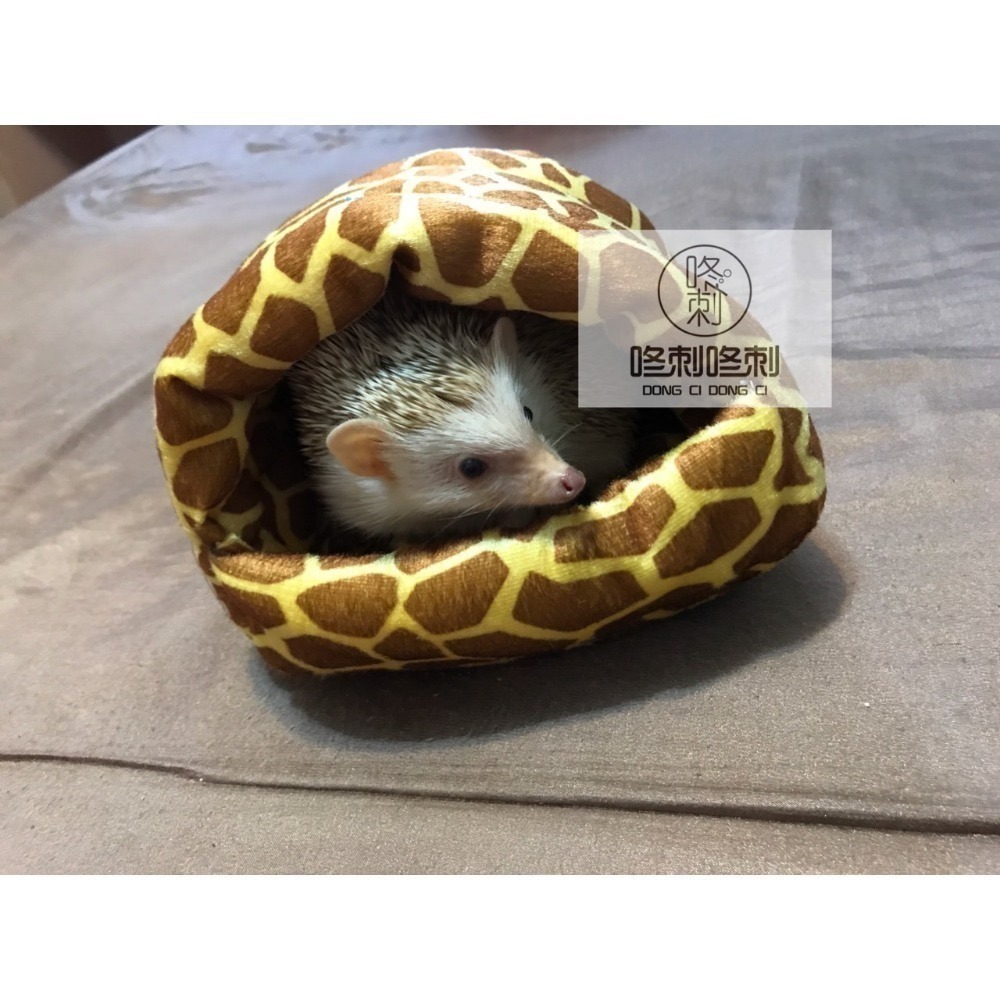 咚刺咚刺 法蘭絨 加厚 寵物 刺蝟 窩 鼠類 松鼠 蜜袋鼯小窩 小屋 保暖布窩 附掛勾 睡窩 睡袋-細節圖3