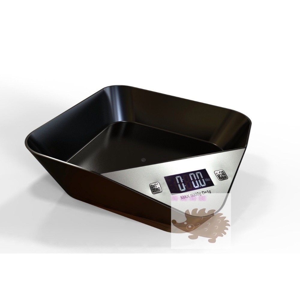 咚刺咚刺 小寵專用磅秤 體重計 刺蝟 蜜袋鼯 碗 經典秤-細節圖3