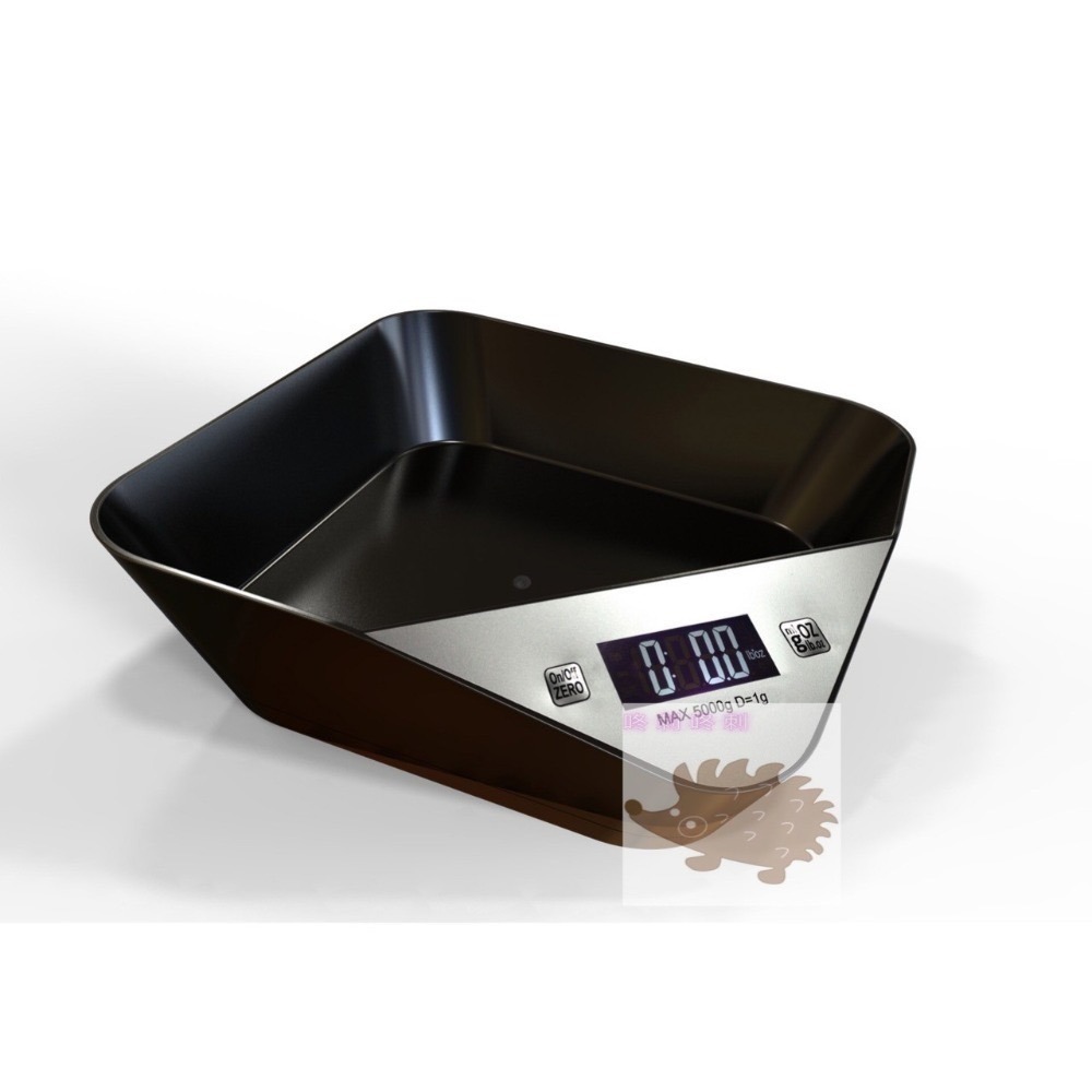 咚刺咚刺 小寵專用磅秤 體重計 刺蝟 蜜袋鼯 碗 經典秤-細節圖3