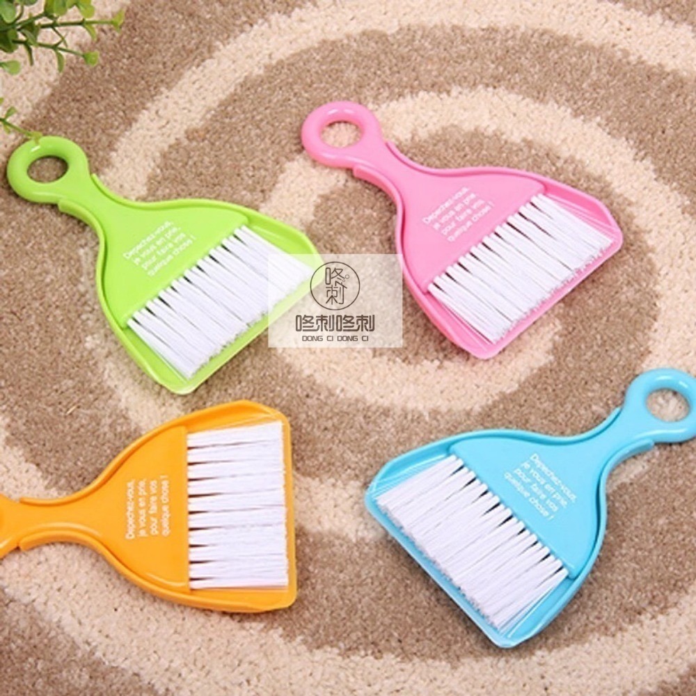 咚刺咚刺 刺蝟 蜜袋鼯 清掃用小畚箕 清潔小物 小掃把 清潔 掃把-細節圖2