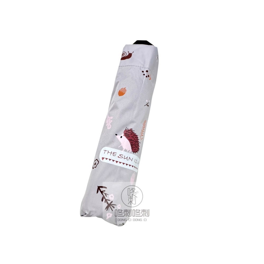 咚刺咚刺 超級可愛刺蝟雨傘 刺奴必備 雨具 輕量傘 晴雨傘 陽傘 抗紫外線-規格圖4