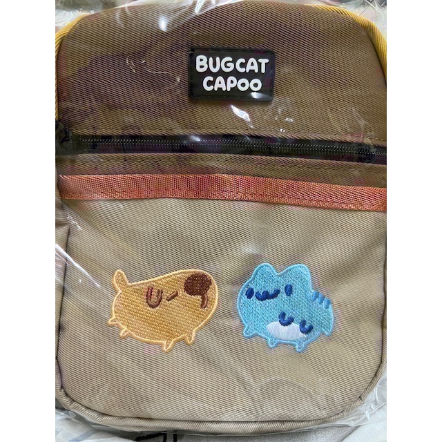 全新品🍬2024台南文博 絕版品✨限量咖波貓貓蟲CAPOO 咖波雙面飲料提袋 飲料提袋 手提袋 萬用袋 飲料袋-細節圖7