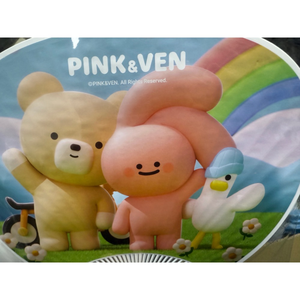 全新品🪭PINK VEN韓國兔兔扇子+角色原子筆🖊️-日本扇🪭
