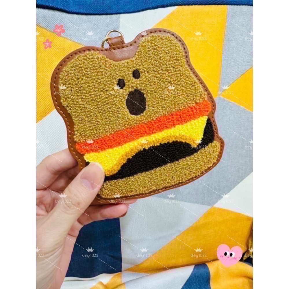 全新品🦘7-11 矮袋鼠🇰🇷限量DINOTAENG QUOKKA絨毛護士夾 票卡套 陶瓷便當盒‼️預購商品6月下-細節圖2