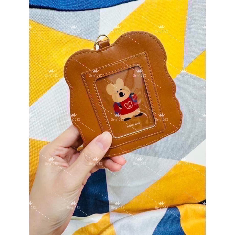 全新品🦘7-11 矮袋鼠🇰🇷限量DINOTAENG QUOKKA絨毛護士夾 票卡套 陶瓷便當盒‼️預購商品6月下-細節圖3