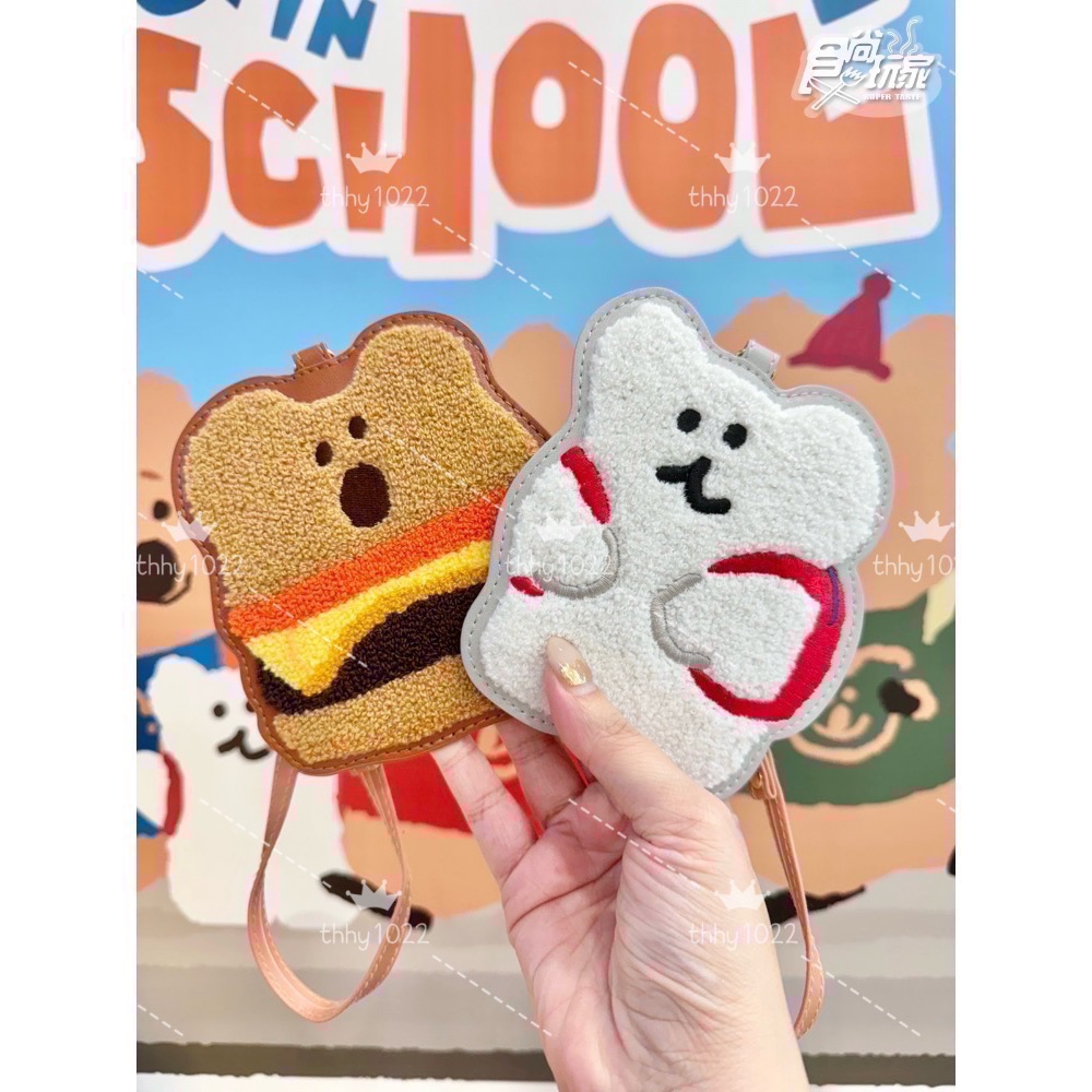 全新品🦘7-11 矮袋鼠🇰🇷限量DINOTAENG QUOKKA絨毛護士夾 票卡套 陶瓷便當盒‼️預購商品6月下-細節圖6