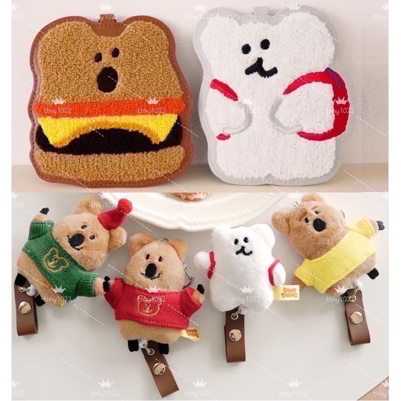 全新品🦘7-11 矮袋鼠🇰🇷限量DINOTAENG QUOKKA絨毛護士夾 票卡套 陶瓷便當盒‼️預購商品6月下-細節圖8