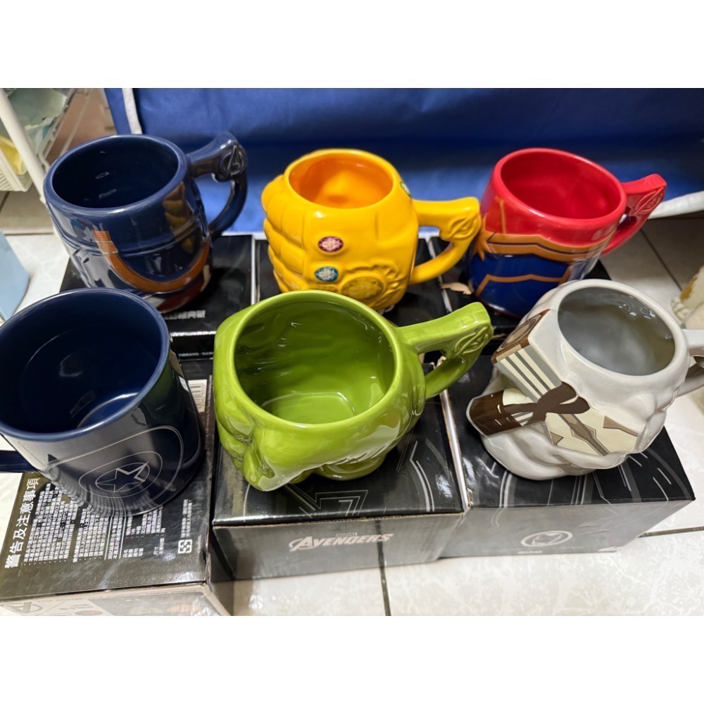 全新品⚡️🦸7-11 絕版 聯名款 復仇者聯盟 馬克杯 漫威電影 🎬 超級英雄 美國隊長隱藏版 保溫杯 限量造型馬克-細節圖2