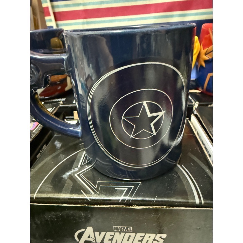 全新品⚡️🦸7-11 絕版 聯名款 復仇者聯盟 馬克杯 漫威電影 🎬 超級英雄 美國隊長隱藏版 保溫杯 限量造型馬克-細節圖5