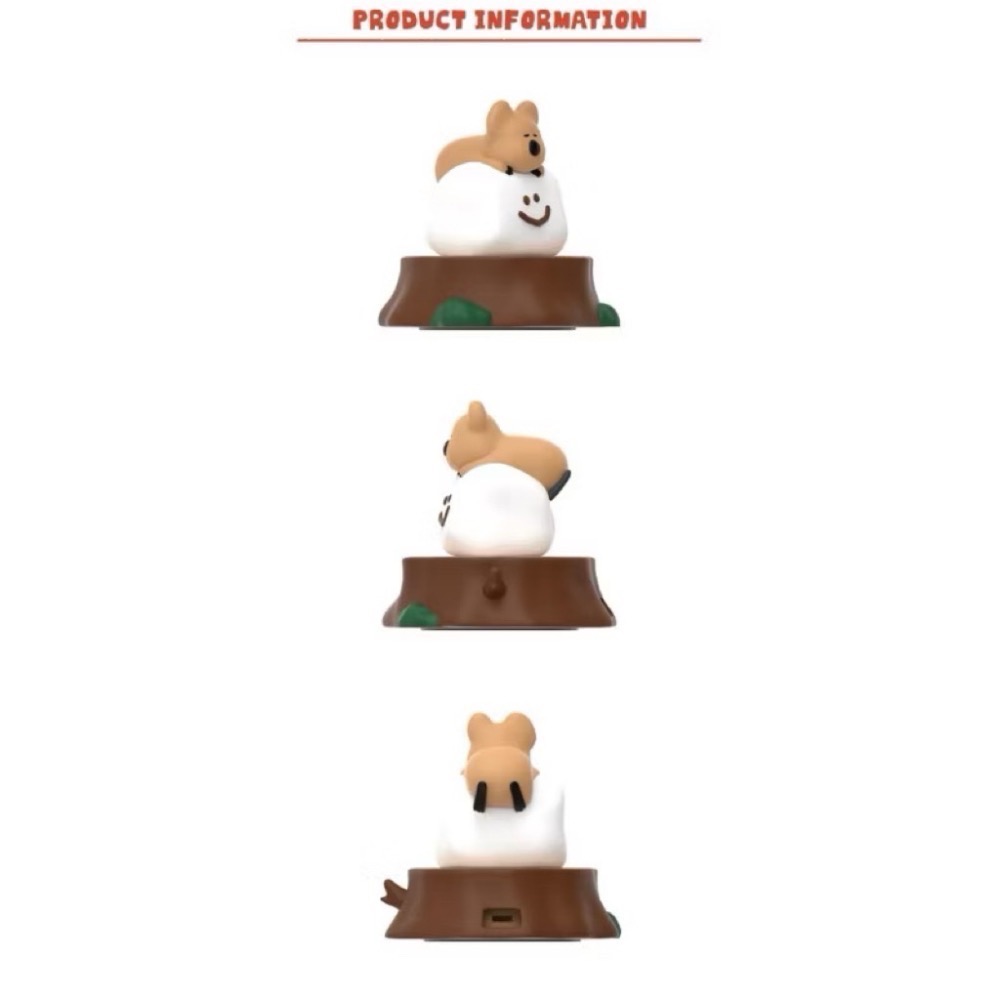 全新品🍎現貨🔥韓國🇰🇷文創商品 Dinotaeng Quokka 3in1設計 結合情境小夜燈&可愛擺飾🥰手機-細節圖5