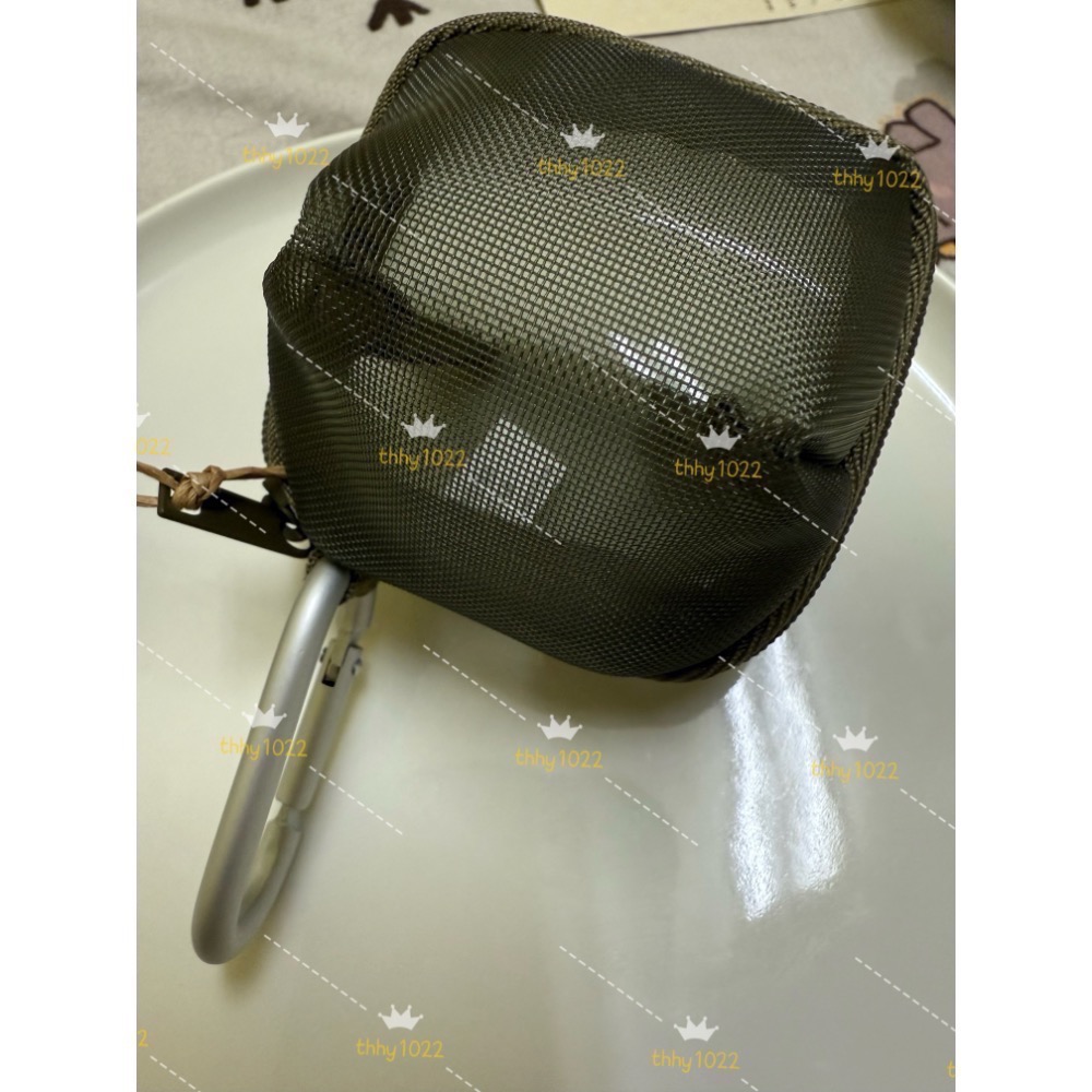 全新品⛄️日本🇯🇵帶回 無印良品 MUJI尼龍網眼 零錢包 小錢包 扣環小袋 收納袋 耳機帶 收納小袋 掛包袋-規格圖3