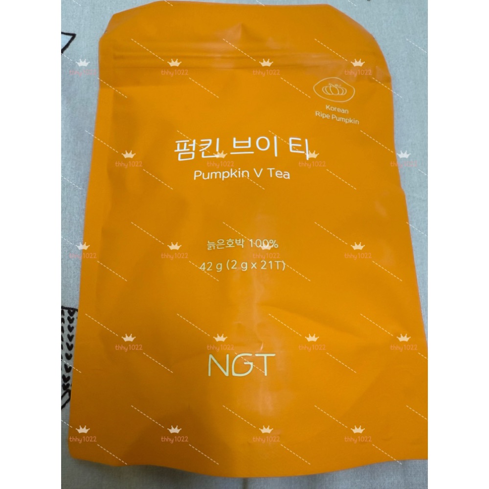 全新品🇰🇷隔日到貨 韓國NGT 洛神花茶 南瓜茶🎃2g（1袋21入）使用期限：2027/03-06-細節圖2