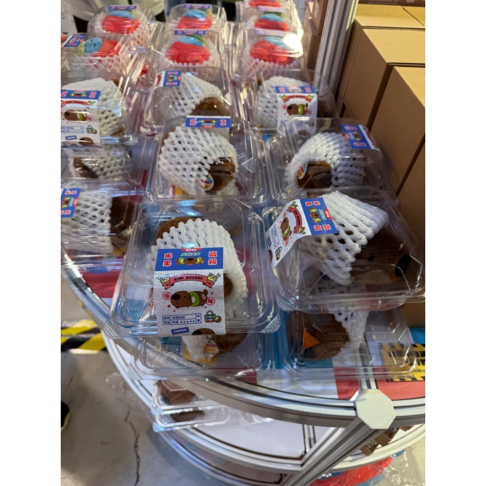 全新品🐶新品✨台灣百味快閃店 ✨貓貓蟲 奇異果咖波9cm絨毛吊飾 奇異果咖波 11cm奇異果狗狗 娃娃 咖波絨毛-細節圖3