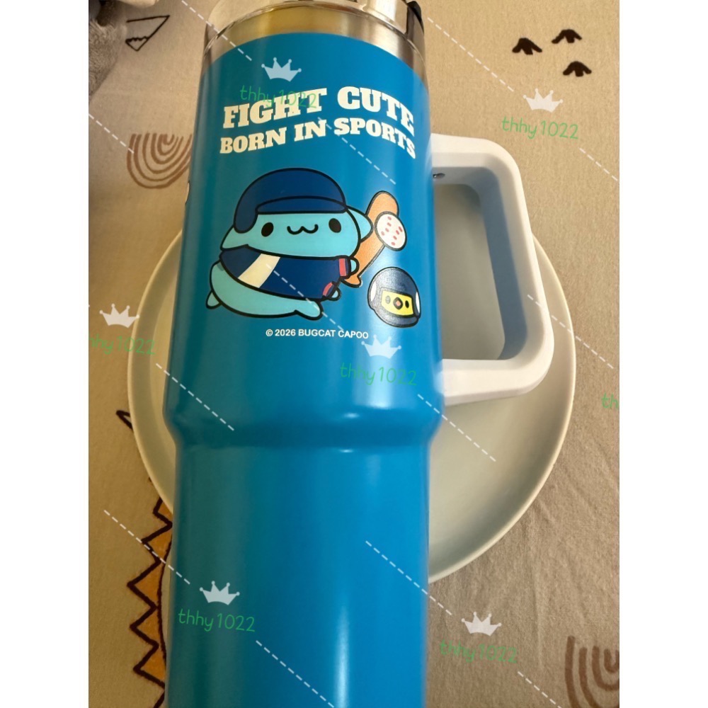 全新品🐶🔥現貨🔥 7-11 動感出擊 貓貓蟲咖波304不鏽鋼吸管杯➕飲料提袋➕吸管套 🥤冰霸杯 環保杯 保冷杯-細節圖3