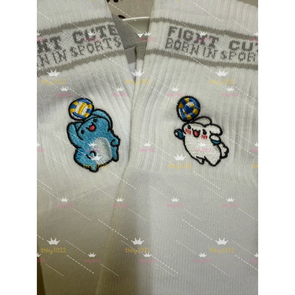 全新品🐶現貨🔥7-11運動襪🧦✨單售✨貓貓蟲咖波 動感出擊 咖波長襪 排球款、籃球款、棒球款⚾️-規格圖5
