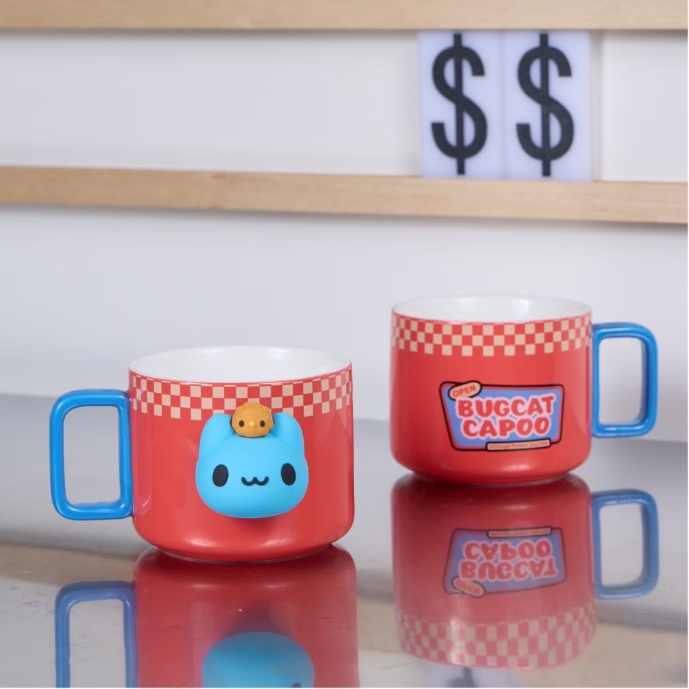 全新品🐶🔥現貨🍬康是美貓貓蟲咖波聯名Let’s Party Capoo咖波小燈箱、計算機、磁吸杯、黑貓咖波錢包-規格圖8