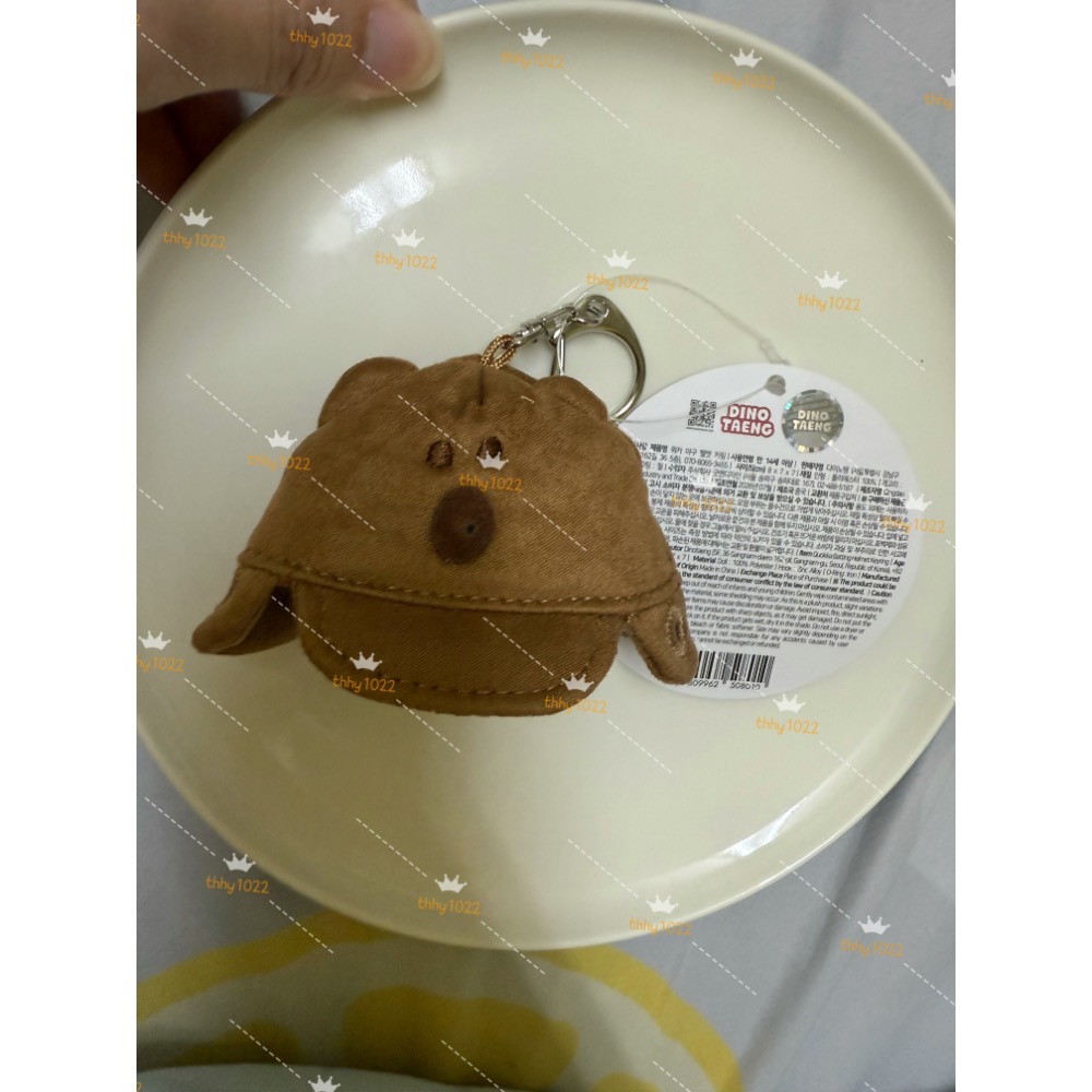 全新品⚾️韓國🇰🇷 Dinotaeng Quokka Batting Helmet Keyring 棒球頭盔鑰匙圈-細節圖4