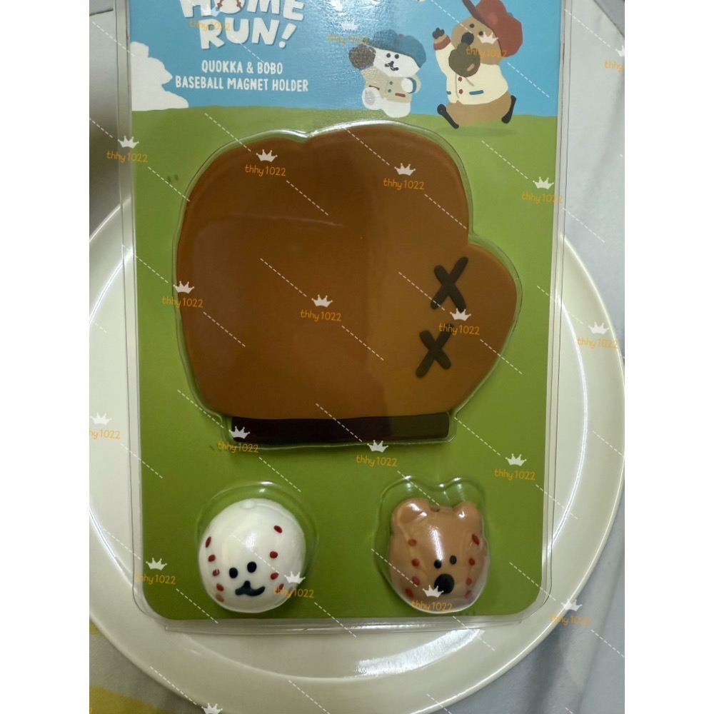 全新品🇰🇷 Dinotaeng QUOKKA & BOBO Baseball 充電線保護套 集線器 可愛 防護套-細節圖3