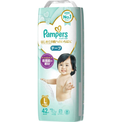 Pampers 幫寶適 一級幫 尿布 日本 境內版 黏貼型尿布 L號42片/單包