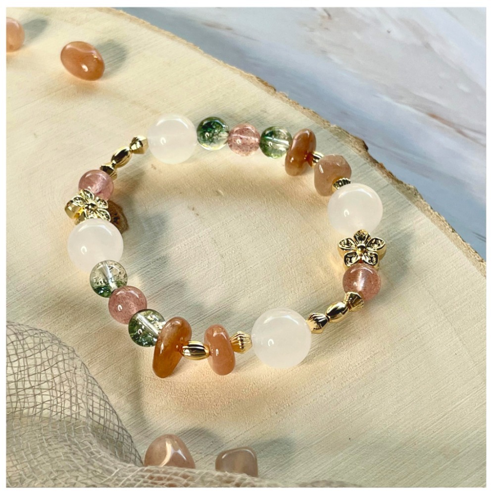 紫南宮過香爐現貨-【緣緣水晶】櫻花漫漫|手鍊｜生日禮物｜聖誕禮物｜情人禮物｜好人緣｜淨化磁場｜穩定心靈｜Y043-細節圖2