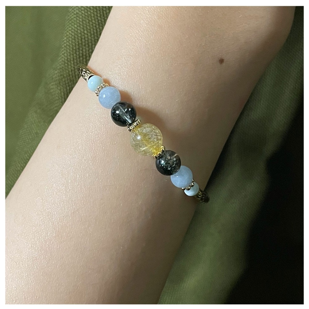 精選手作現貨-【緣緣水晶】晨曦初露 | 開運手鍊｜生日禮物｜聖誕禮物｜情人禮物｜旺事業｜貴人運｜聚財｜Y051-細節圖3