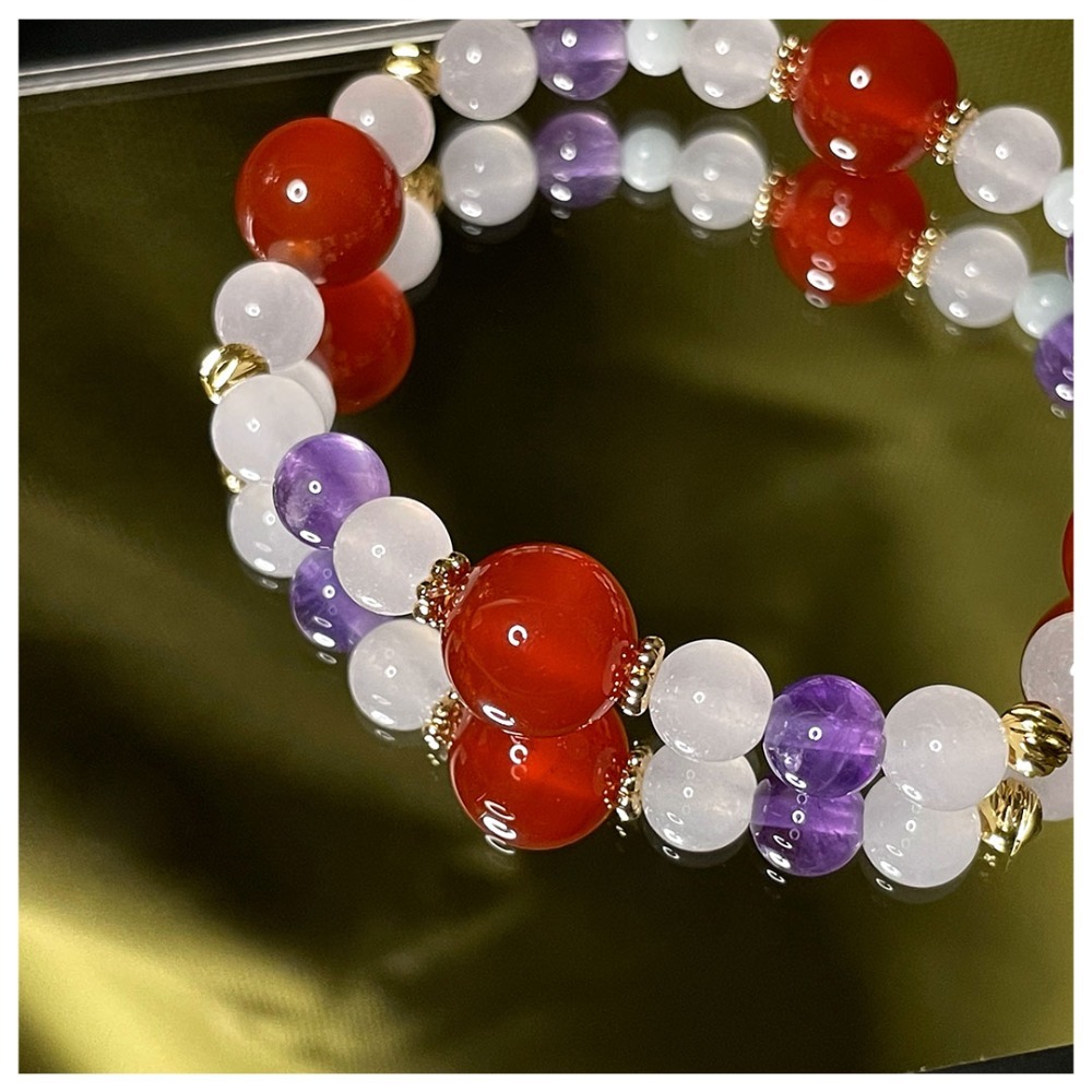 精選手作現貨-【緣緣水晶】時間治療師 | 開運手鍊｜生日禮物｜聖誕禮物｜情人禮物｜緩解婦科｜幫助睡眠｜舒緩壓力｜Y056-細節圖2