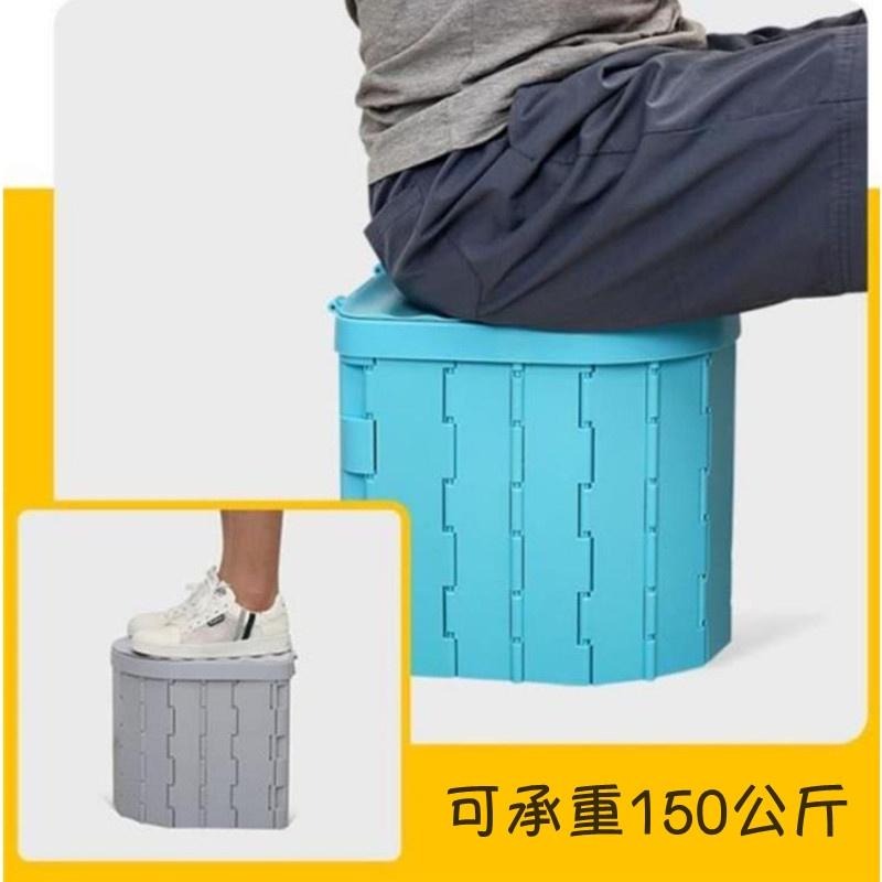 【Rising】(折疊馬桶)一體式 臨時馬桶 可攜式馬桶 廁所 戶外馬桶 應急廁所 露營馬桶 行動馬桶 移動廁所-細節圖3